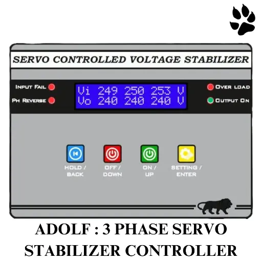 ADOLF SCVS3 (THREE PHASE SERVO STABILIZER CARD)